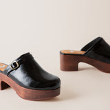 Black Crinkle Patent