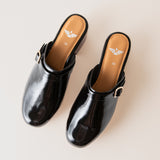 Black Crinkle Patent