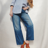 Ava Platform Clog Whiskey Nappa