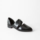 Carmen Oxford Black Crinkle Patent