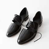 Carmen Oxford Black Crinkle Patent