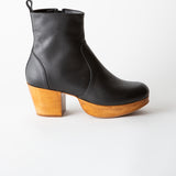 Charli Clog Boot Black Nappa