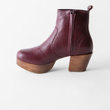 Charli Clog Boot Merlot Nappa