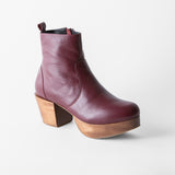 Charli Clog Boot Merlot Nappa