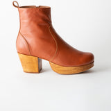 Charli Clog Boot Whiskey Nappa