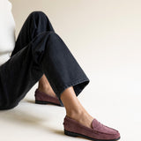 Daphne Loafer Merlot Suede