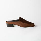 Felix Loafer Mule Chocolate Calf Hair