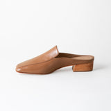 Felix Loafer Mule Latte Crinkle Patent