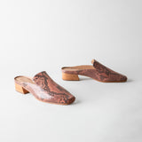 Felix Loafer Mule Rose Snake
