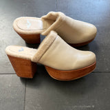 Ava Shearling Lined Cream