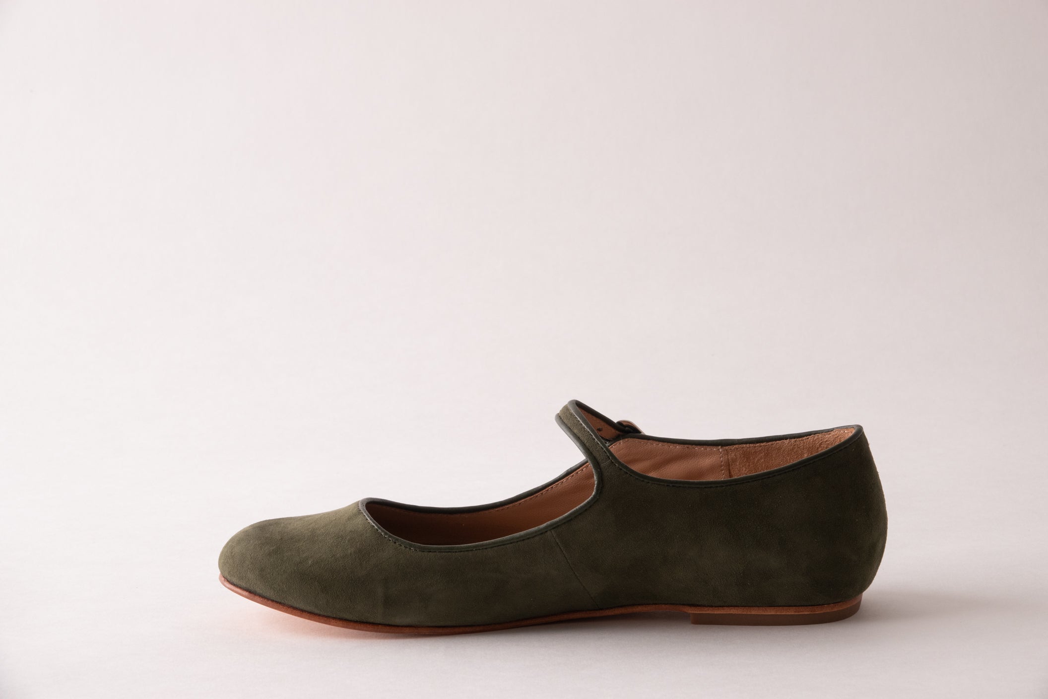 Moss Green Suede