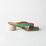 Kira Heeled Sandal Floral