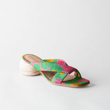 Kira Heeled Sandal Floral