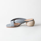Kira Heeled Sandal Grey Suede