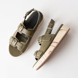 Leja Flatform Sandal Cactus Grained Nappa