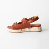 Leja Flatform Sandal Cedar Nappa