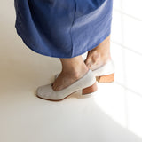 Luisa Low Heel Bone Nappa