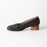 Luisa Low Heel Charcoal Alpaca