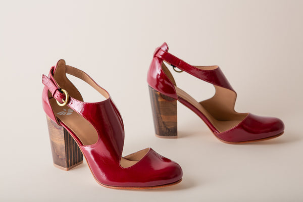 Cherry Crinkle Patent