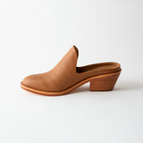 Michelle Heeled Mule Caramel Crust