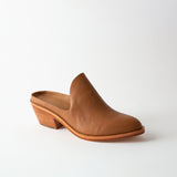 Michelle Heeled Mule Caramel Crust