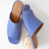 Milla Mule Sandal Azure Nappa