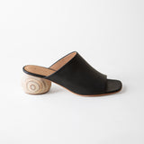 Milla Mule Sandal Coal Nappa
