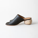 Milla Mule Sandal Coal Nappa