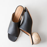 Milla Mule Sandal Coal Nappa