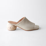 Milla Mule Sandal Bone Nappa