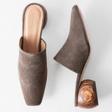 Mina Mule Ash Suede