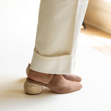 Mina Mule Latte Suede