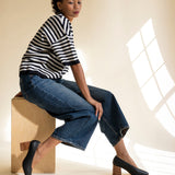 Salvador Block Heel Coal Nappa