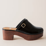 Black Crinkle Patent