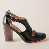 Black Crinkle Patent