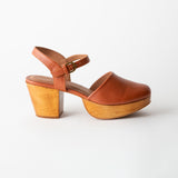 Willow Platform Clog Whiskey
