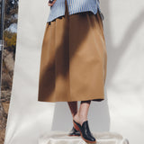 Michelle Heeled Mule Black Nappa